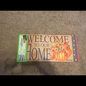 Welcome Mat insert
